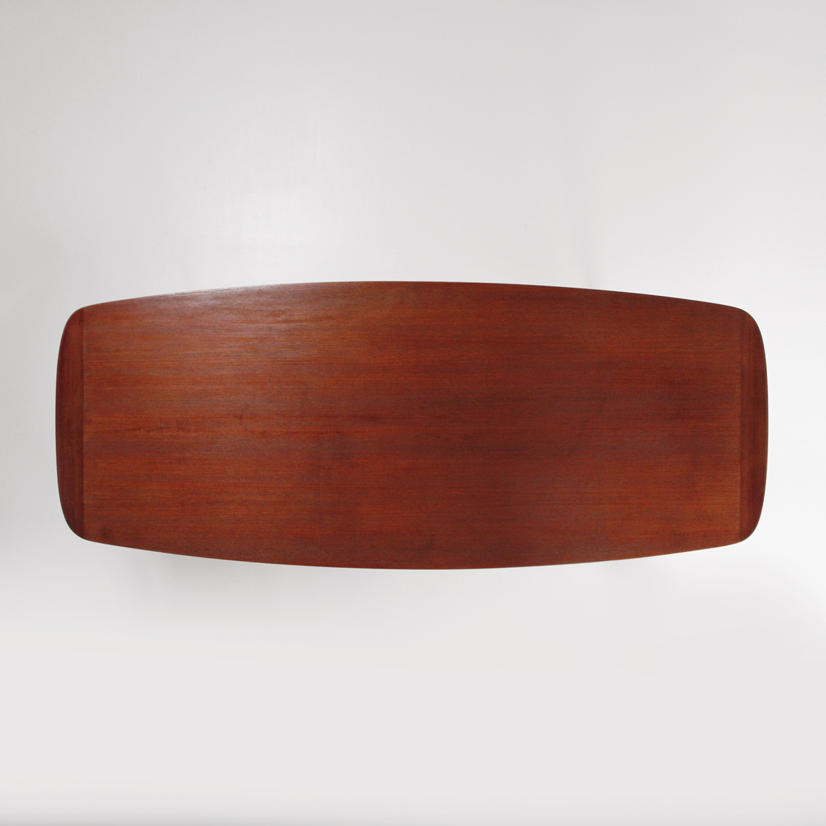 Tavolino da salotto '60 in teak e rattan, coffee table, danish design