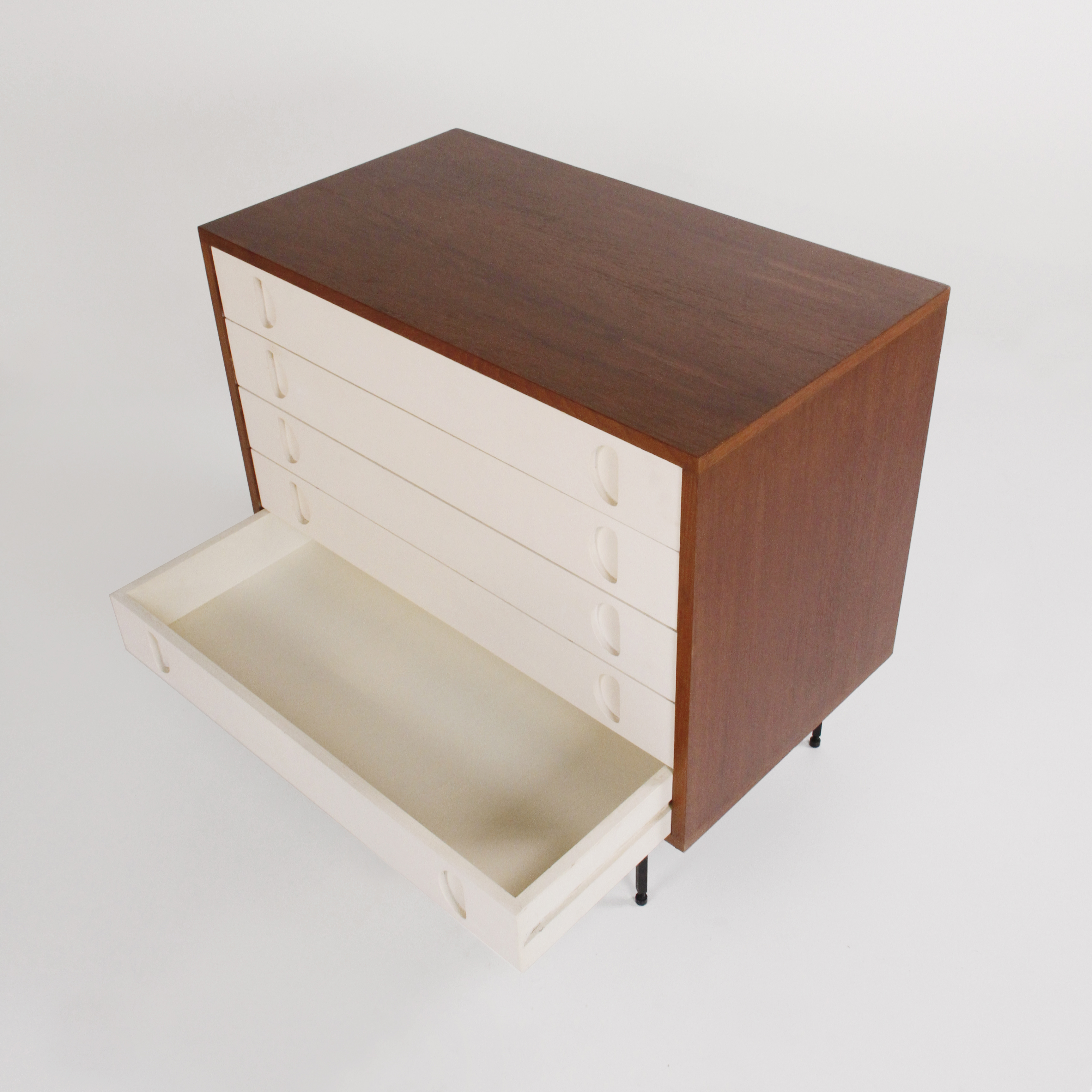 Cassettiera by Campo e Graffi per Home, Chest of drawers, teak 1950, italian design, modernariato, vintage, 1950 