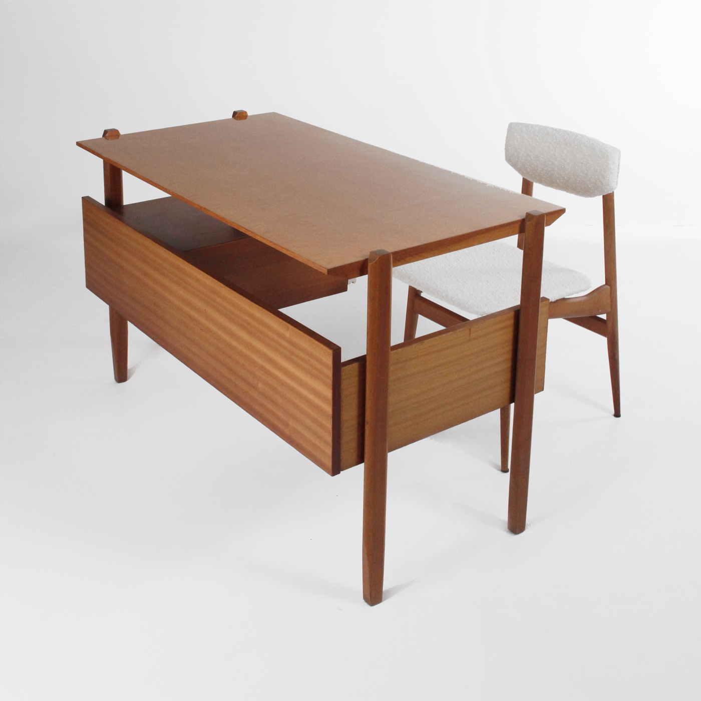 scrivania, desk, minimal, design, office design, vintage, minimal, mid century modern, design, teak