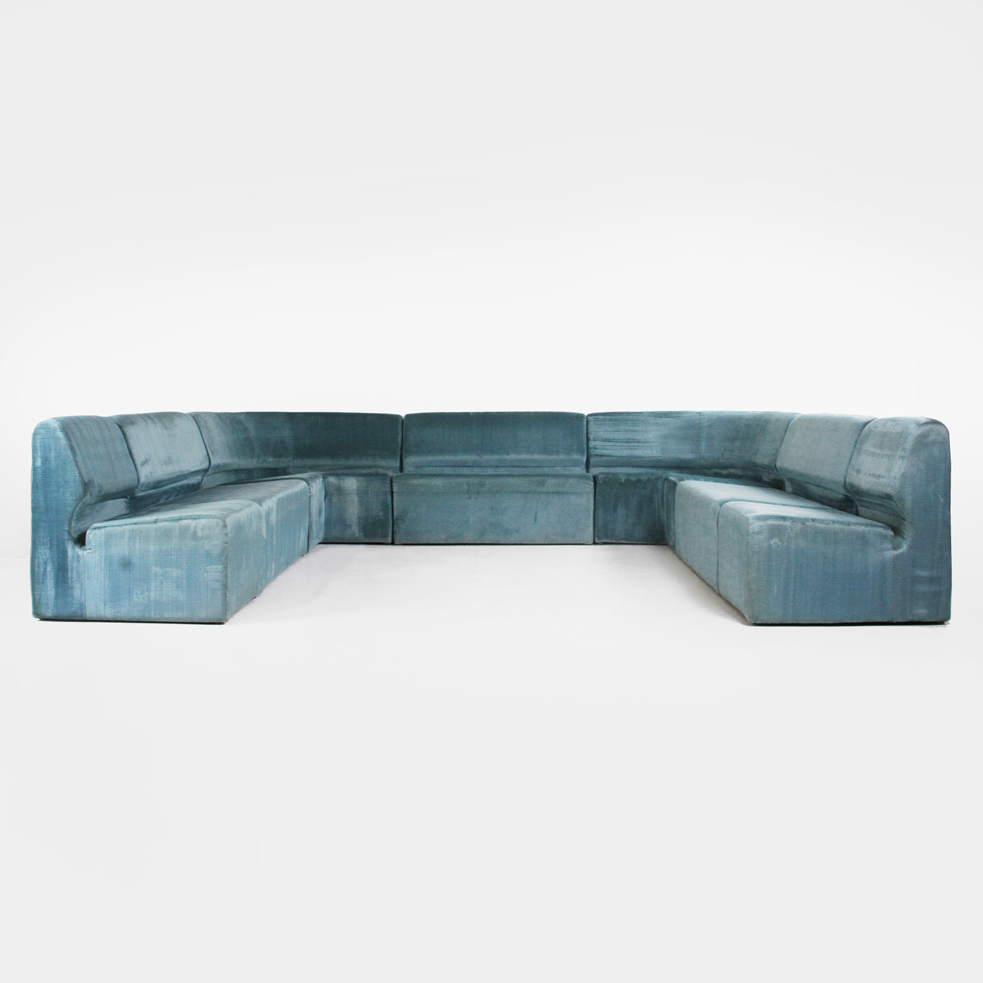 divano modulare, modular sofa, velvet, velluti, design, vintage, modernariato