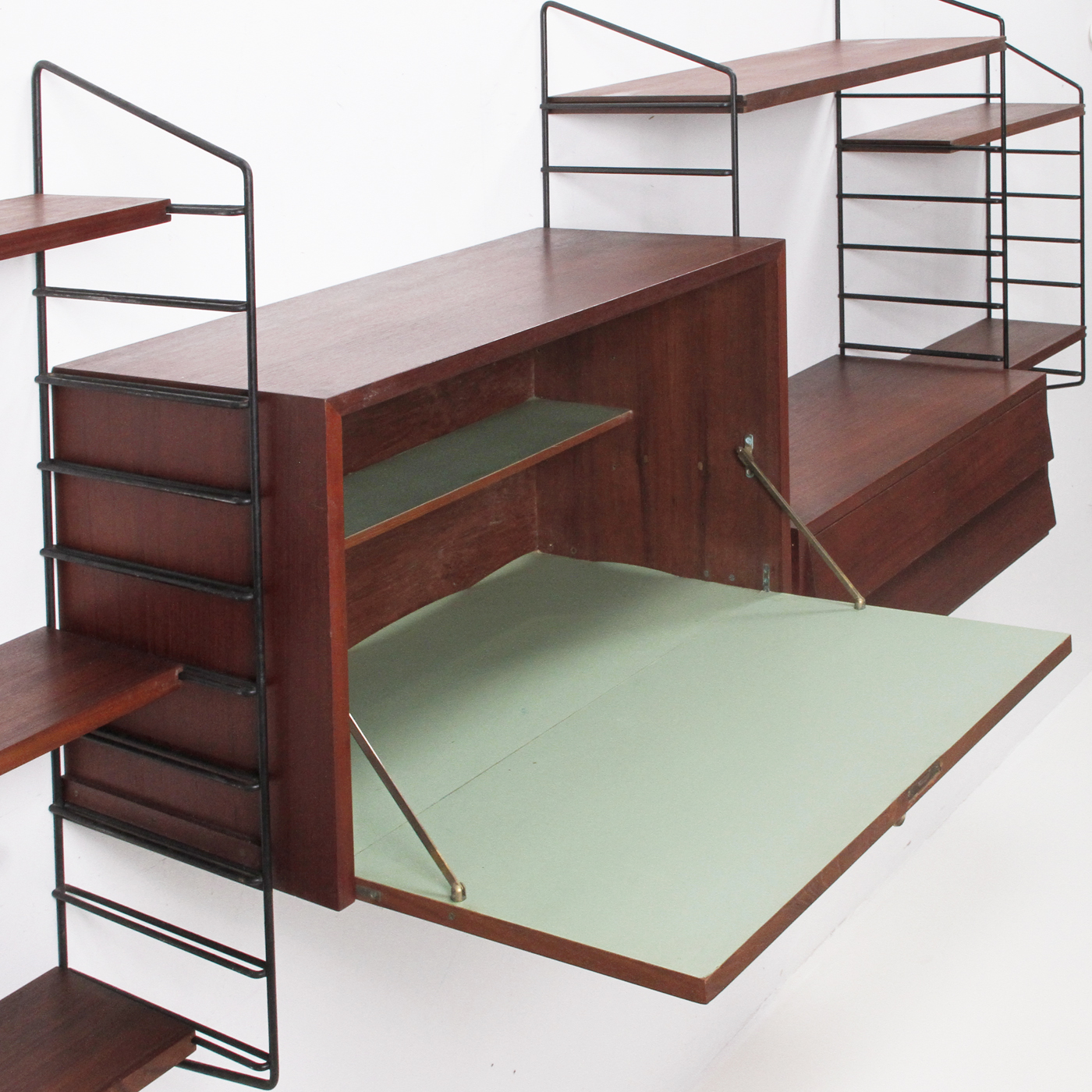 libreria, bookshelf, modernariato, vintage, design, svedese