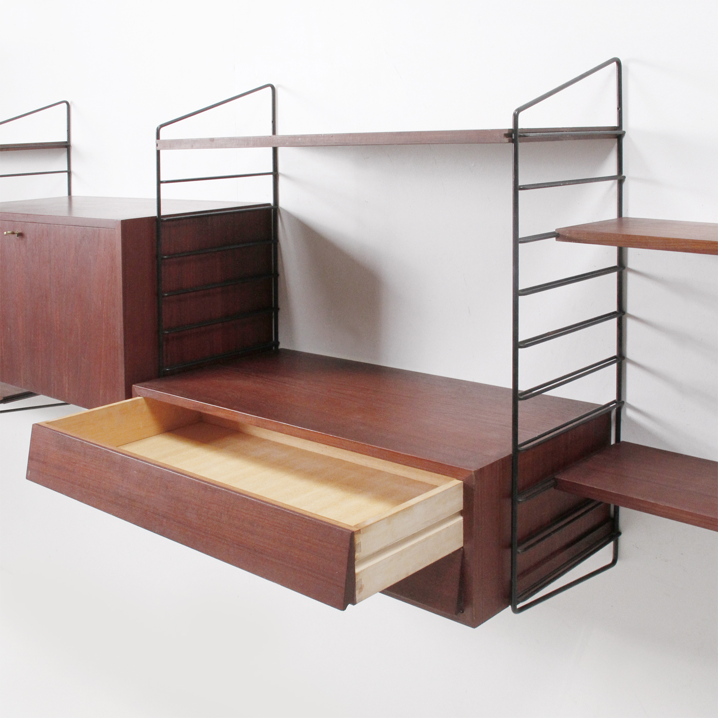 libreria, bookshelf, modernariato, vintage, design, svedese