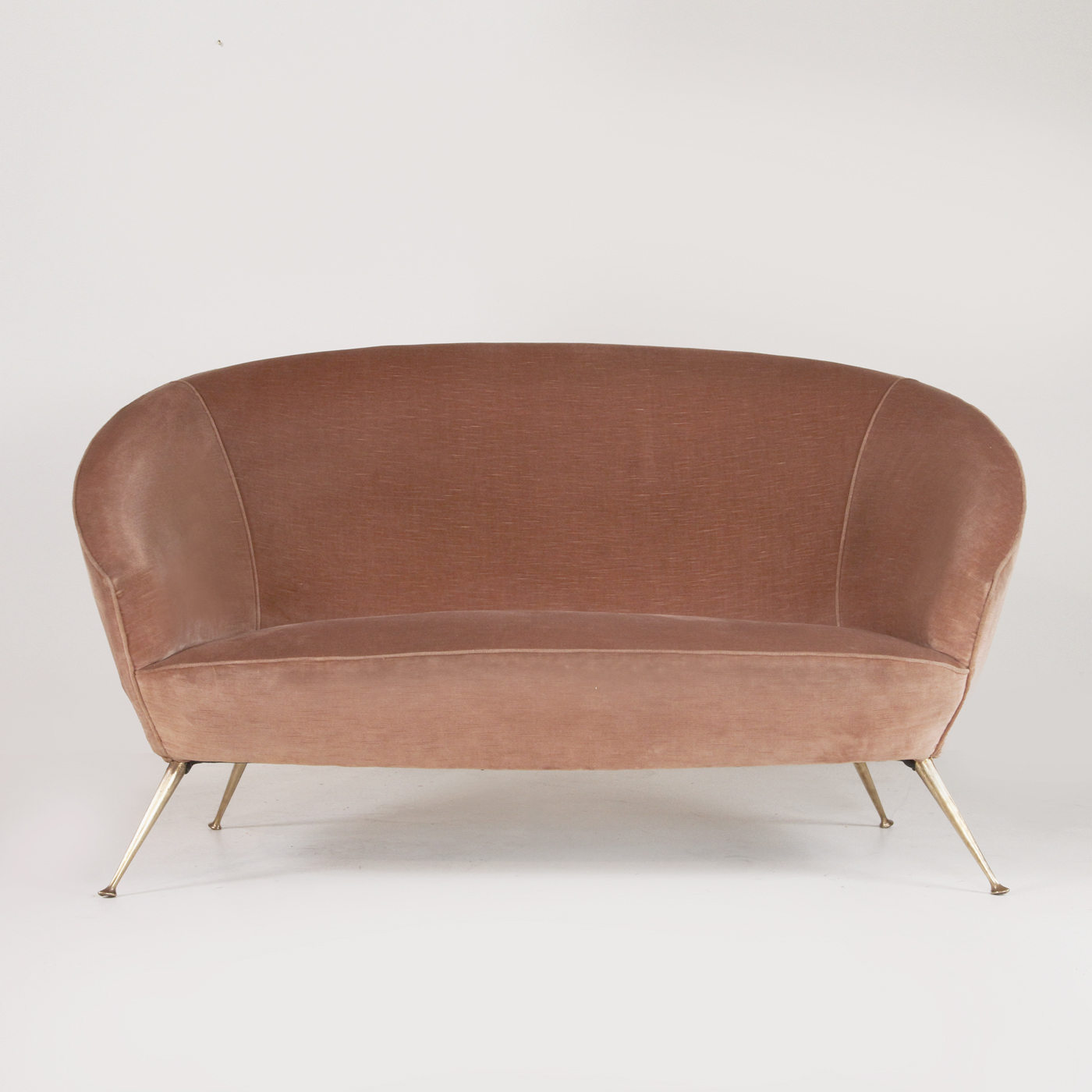 divano - anni 60 - sofa - vintage - modernariato - velvet sofa - wood sofa - mid century modern - gio Ponti - Guglielmo Veronesi