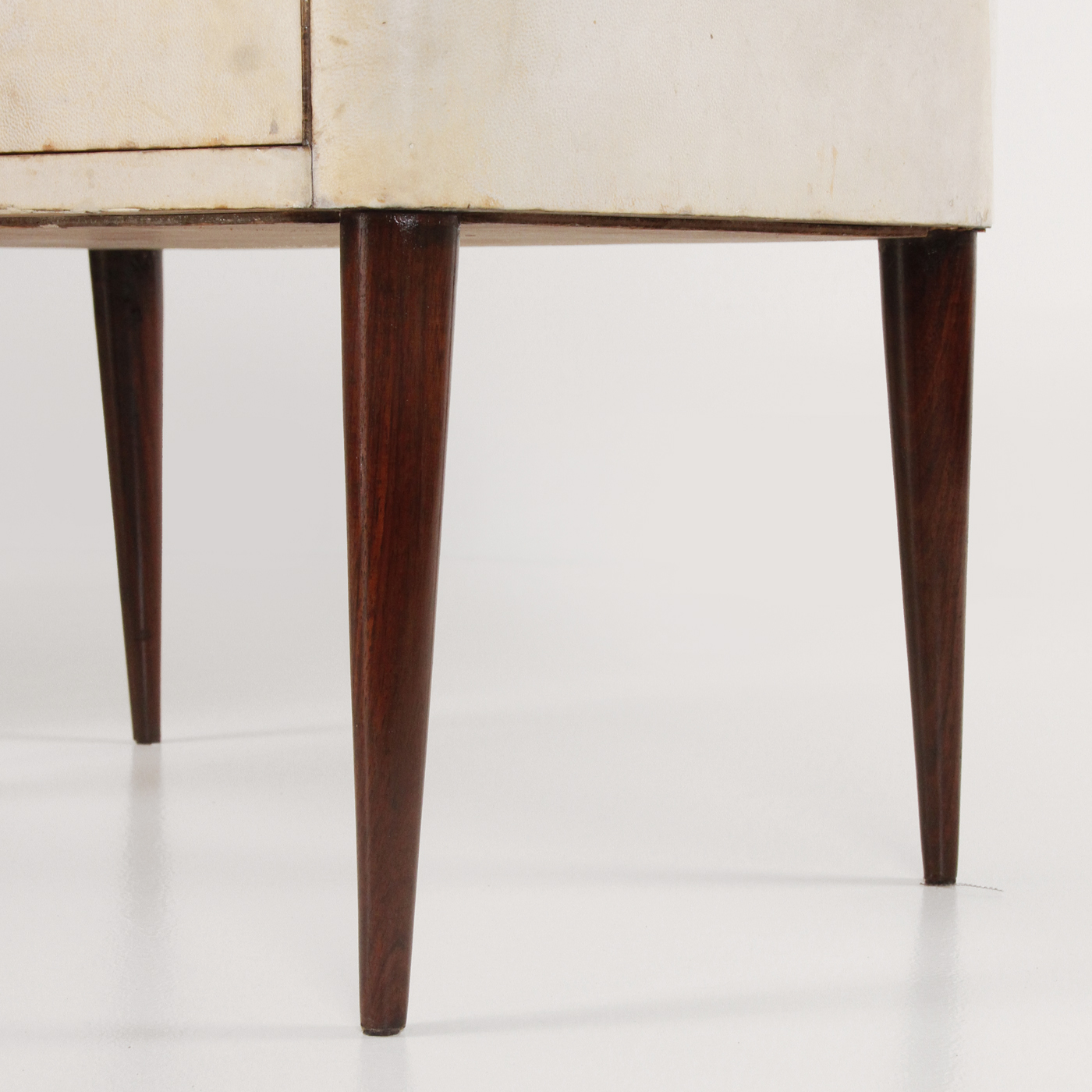 comodini - anni 50 - bedside table - pergamena - design - modernariato - vintage