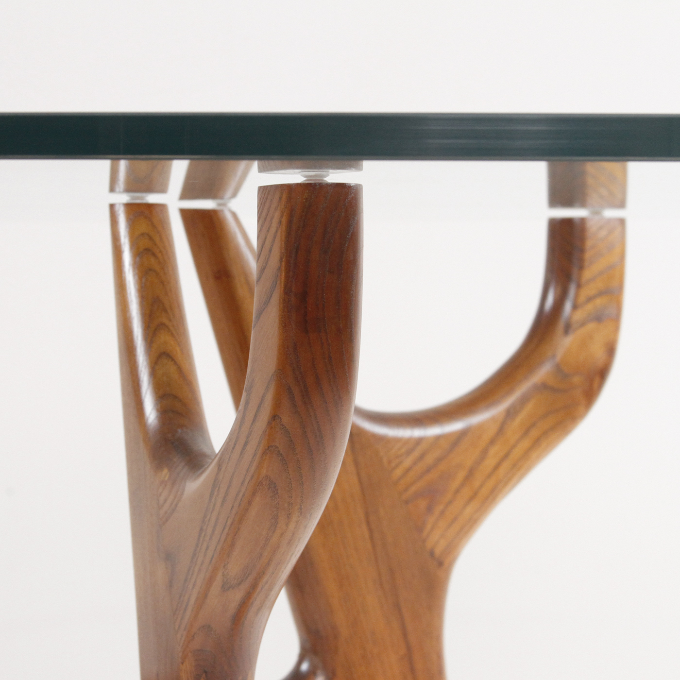 1960s dining table - design - italian design - mid century modern - minimalism - glass - wood 