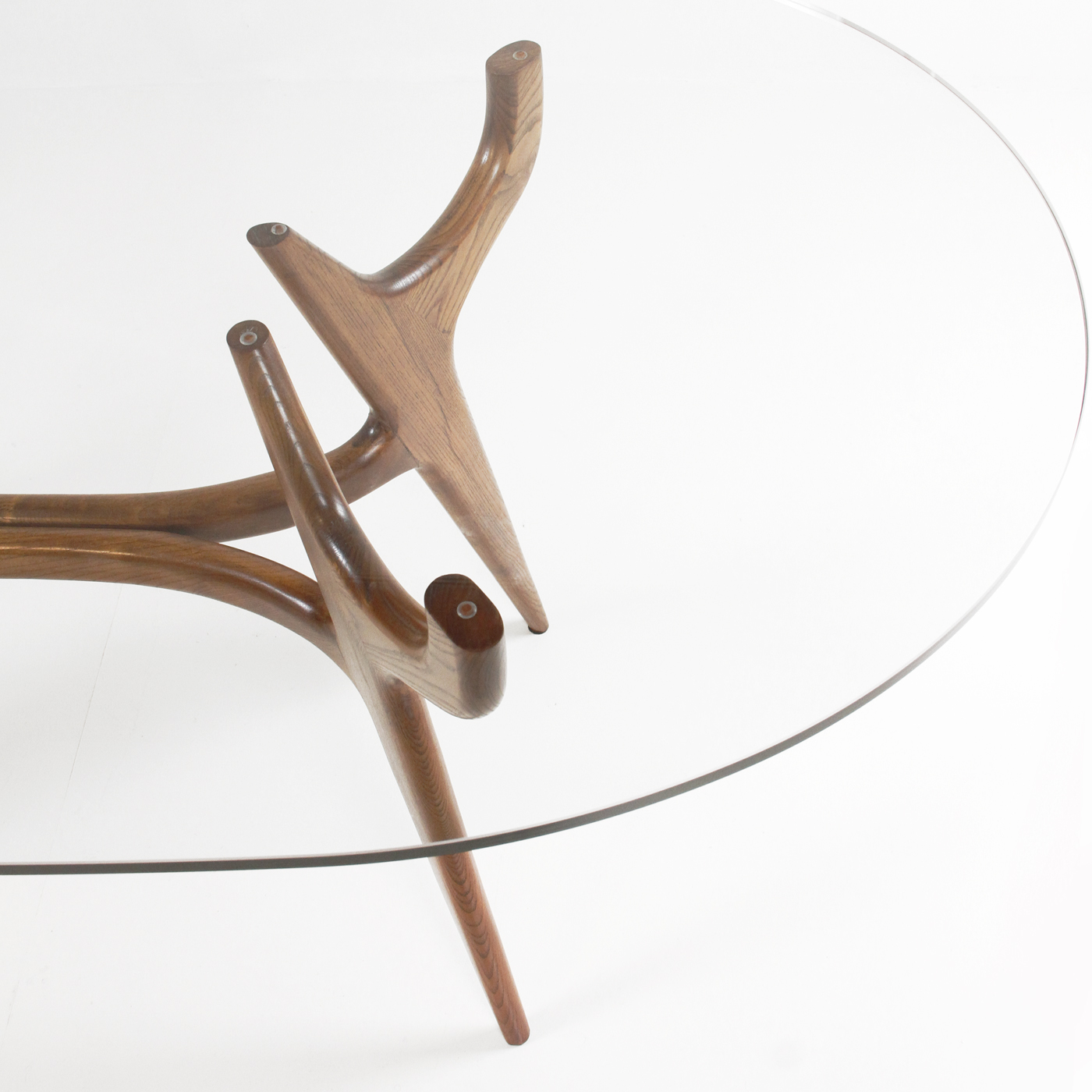 1960s dining table - design - italian design - mid century modern - minimalism - glass - wood 