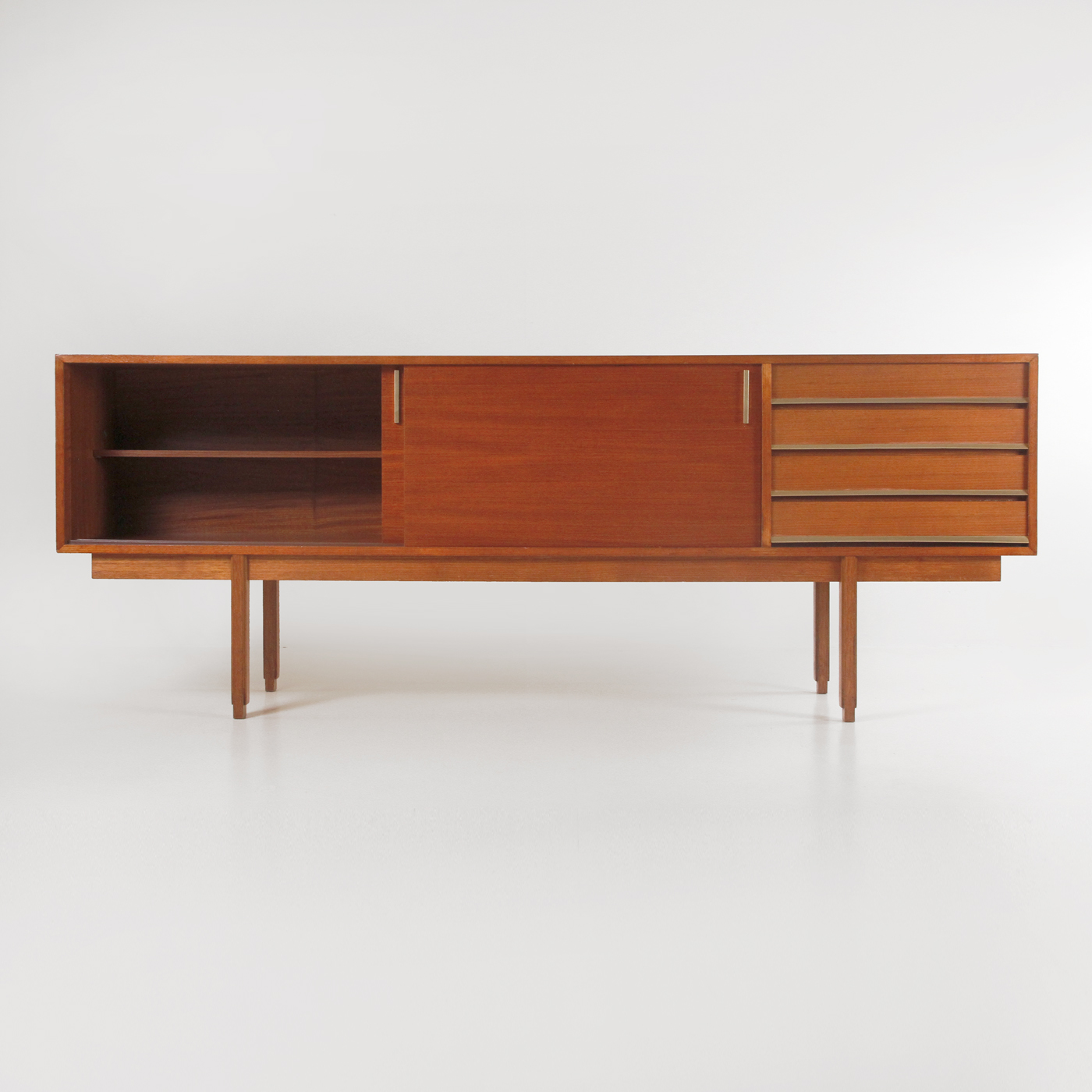 Sideboard, credenza, barovero, selex, mid centuriy forniture, design, 60s, teak, wood, modernariato vintage, amma