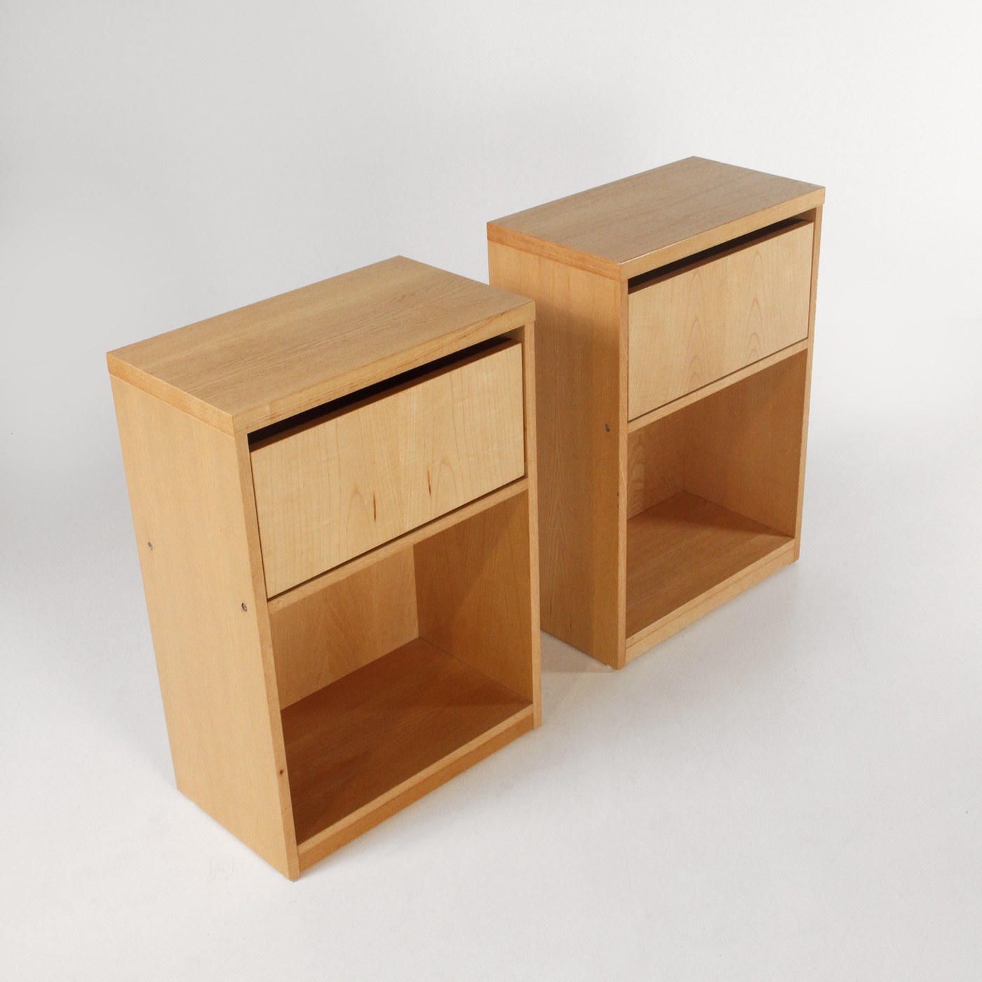 comodini - bedside tables - wood - legno - design - arredamento - modernariato - mid century furniture