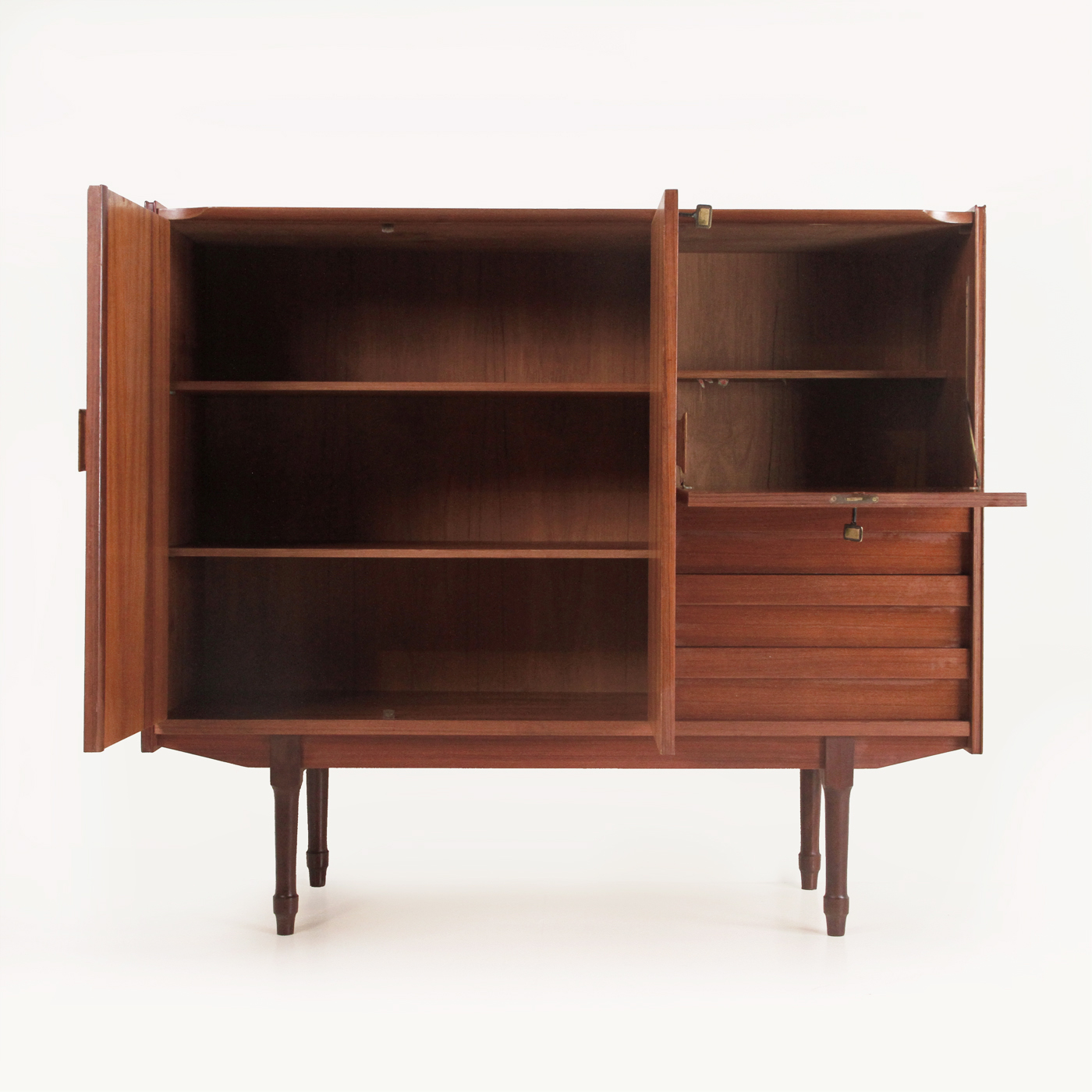 Sideboard, credenza, mid centuriy forniture, design, 60s, teak, wood, modernariato vintage