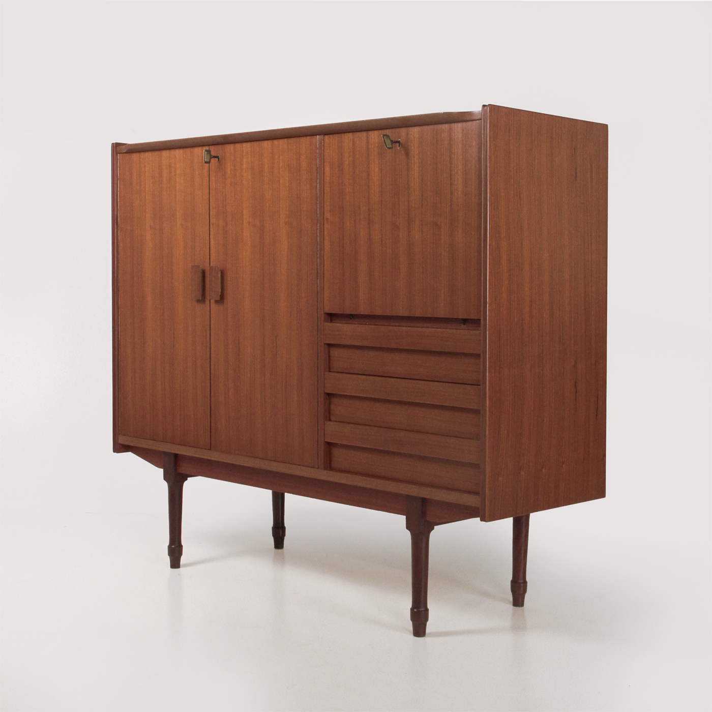 Sideboard, credenza, mid centuriy forniture, design, 60s, teak, wood, modernariato vintage