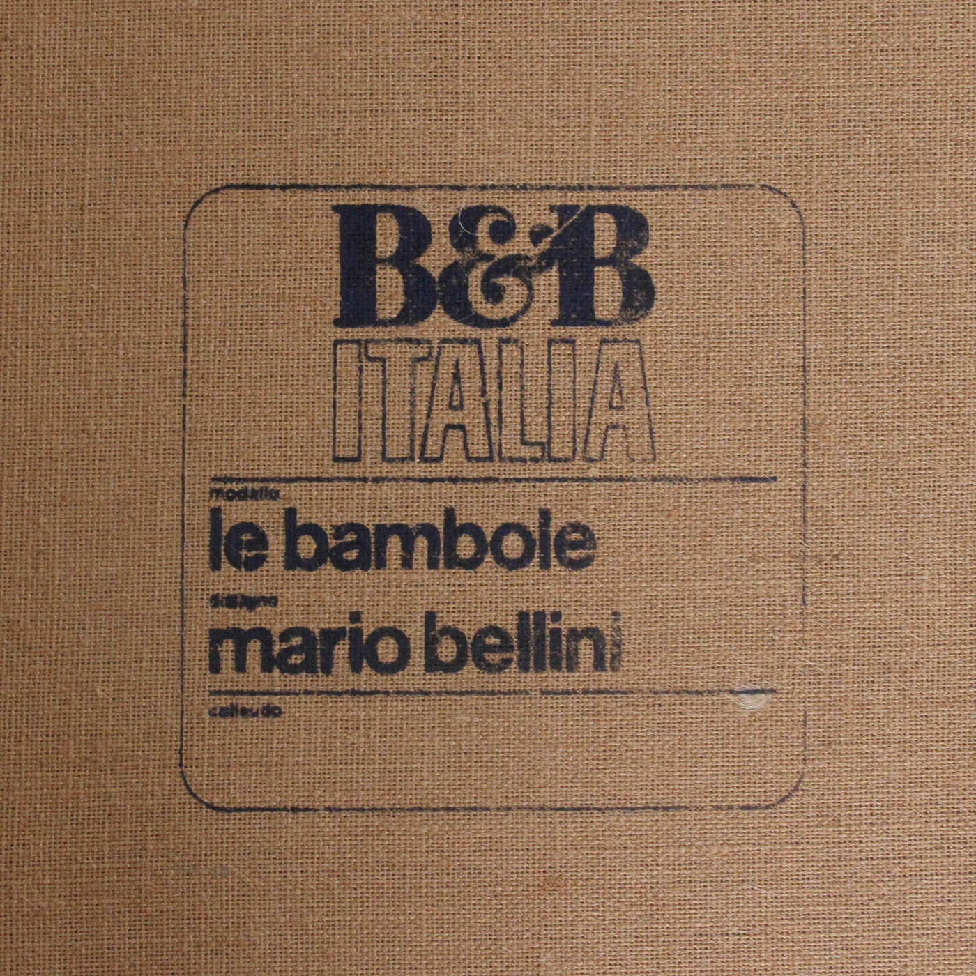 bed, le bambole, Mario Bellini